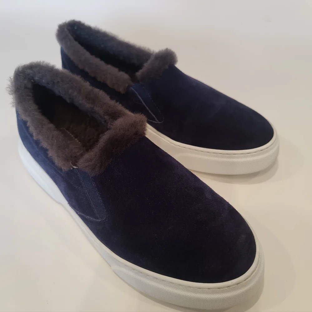 M. GEMI The Cerchio Shearling Sneakers Slip-On - Picture 4 of 8